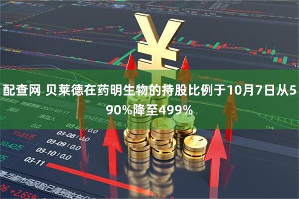 配查网 贝莱德在药明生物的持股比例于10月7日从590%降至499%