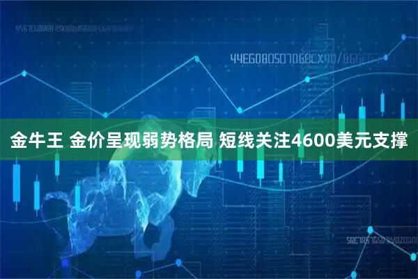 金牛王 金价呈现弱势格局 短线关注4600美元支撑