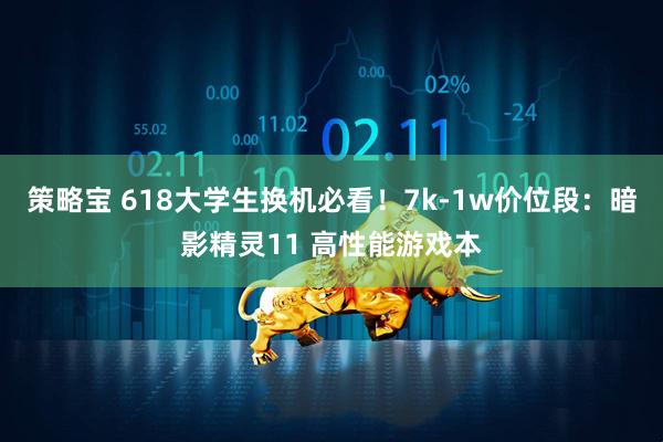 策略宝 618大学生换机必看！7k-1w价位段：暗影精灵11 高性能游戏本